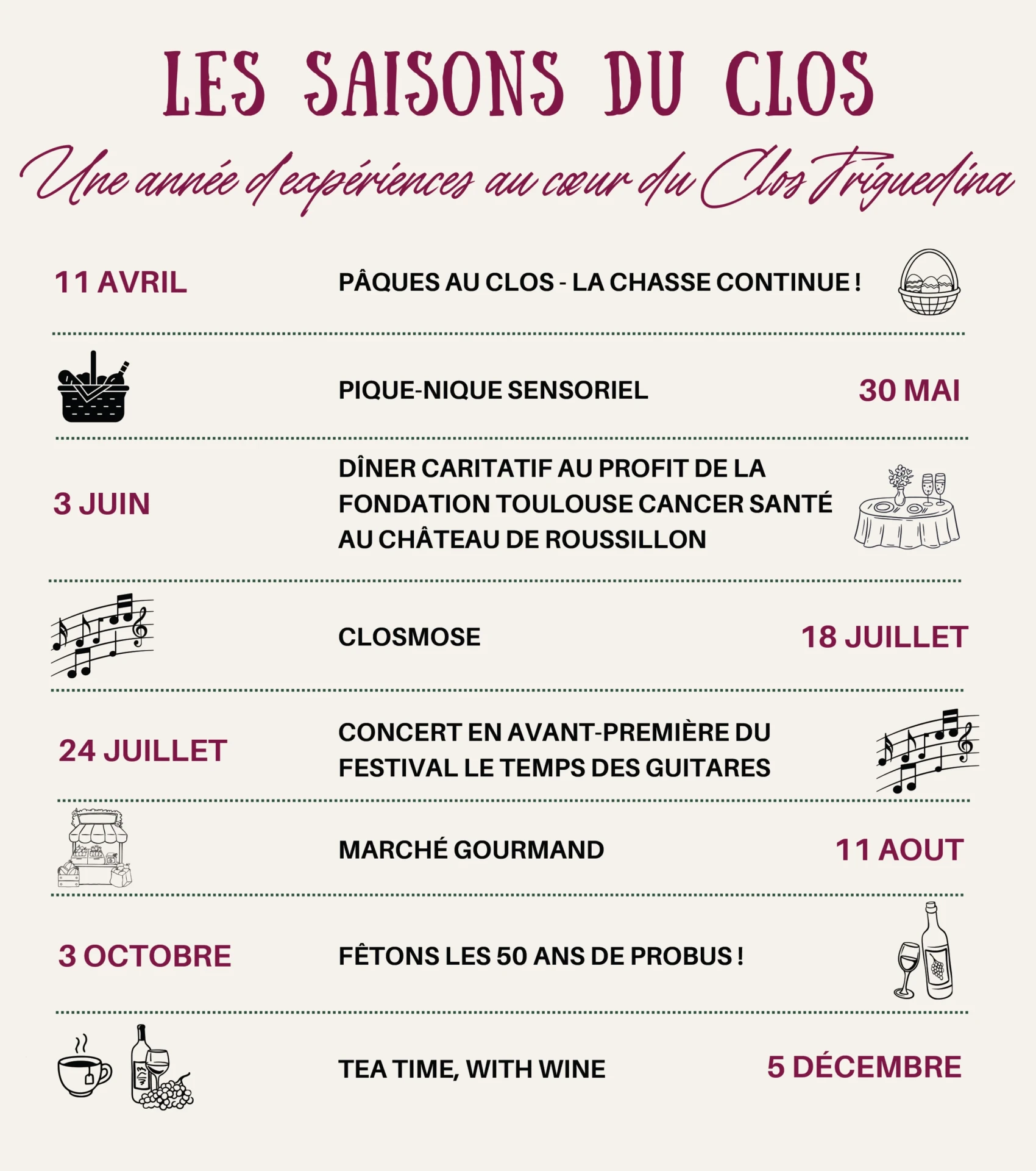 50 ans de Probus au Clos Triguedina 19 impasse Triguedina Vire-sur-Lot 2026-10-03