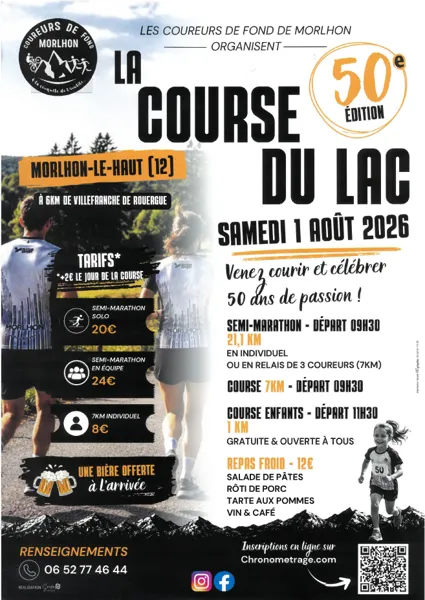 50ème Course du Lac de Morlhon le Haut Morlhon-le-Haut