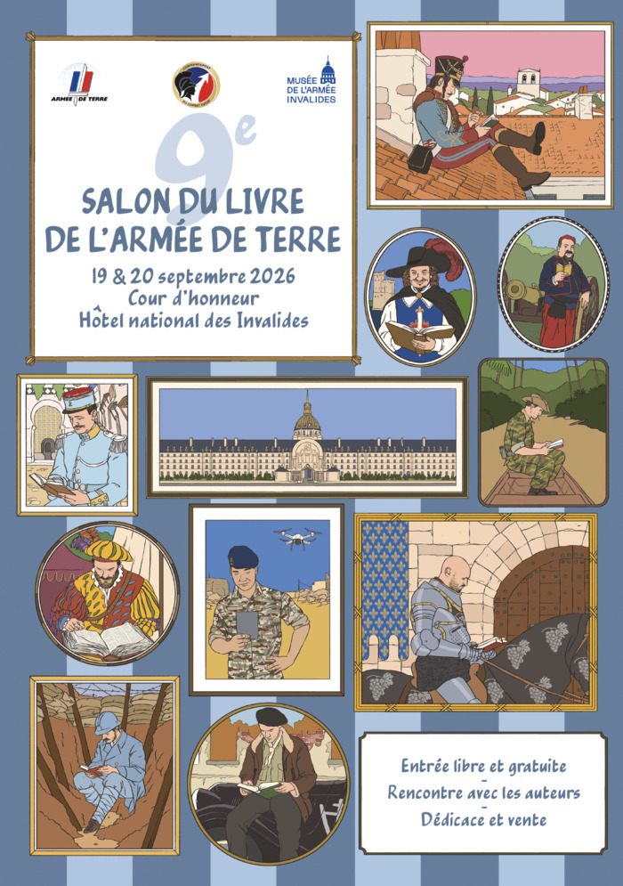 9e salon du livre de l’armée de Terre, Hôtel des Invalides – Musée de l&rsquo;armée, Paris