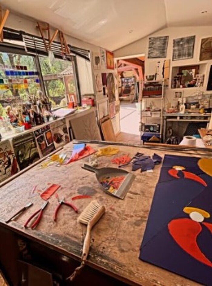 A la découverte du vitrail traditionnel et de la peinture sur verre, Atelier AUSRA, Castellane