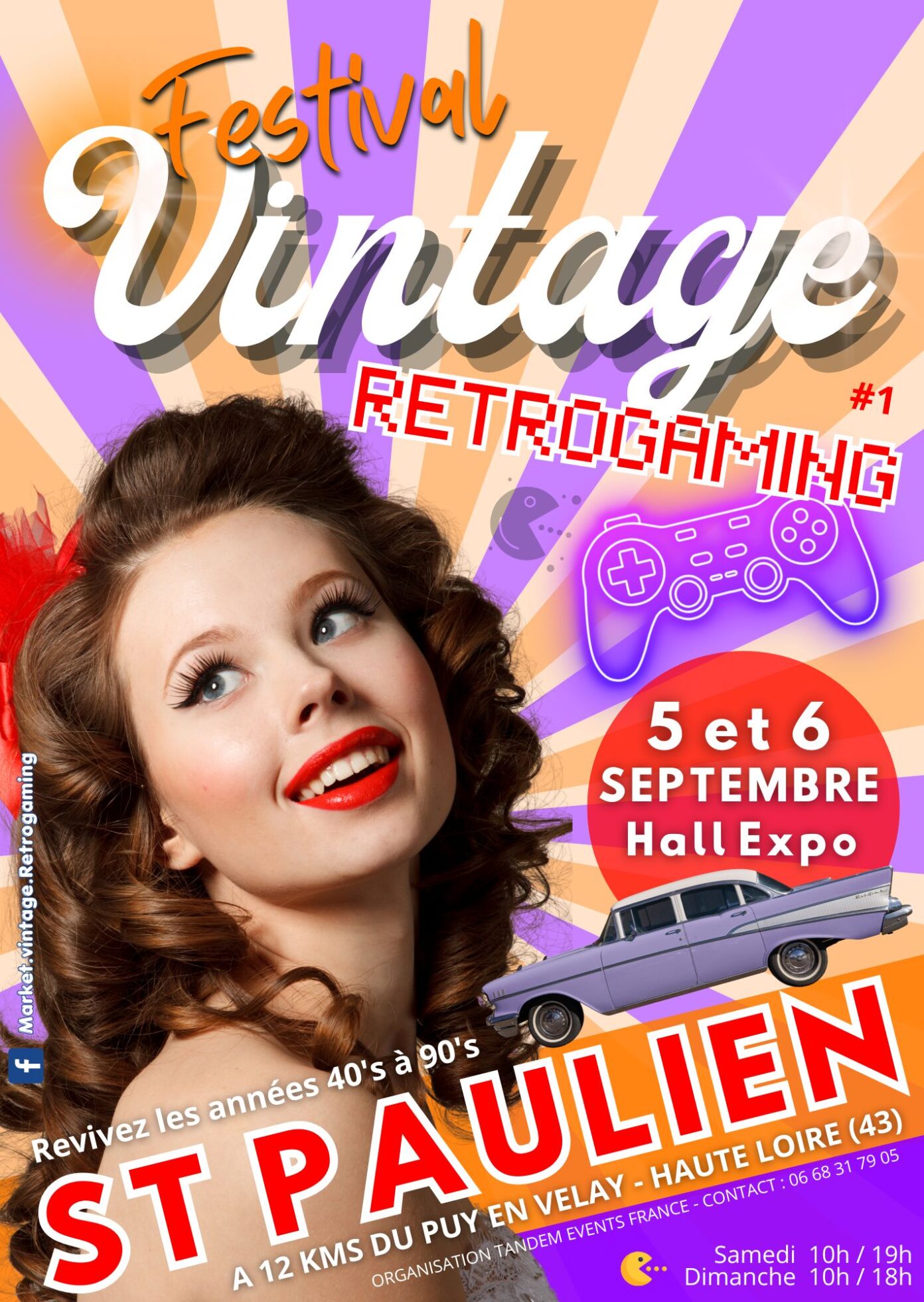 Festival Vintage & Retrogaming St Paulien Grande Halle d’exposition Saint Paulien