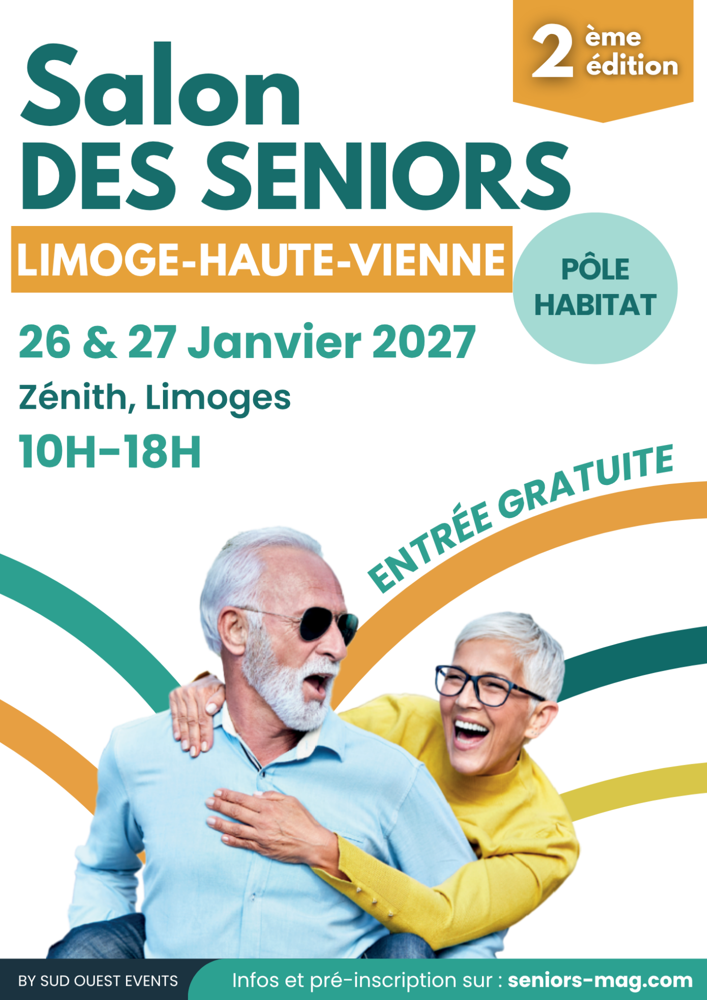 2ème édition du Salon des Seniors de Limoges – Haute-Vienne – Zénith de Limoges Zénith, Limoges