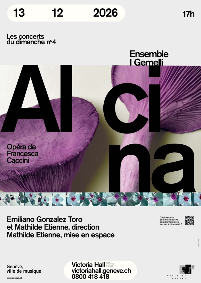 Alcina, opéra de Francesca Caccini, Victoria Hall, Genève