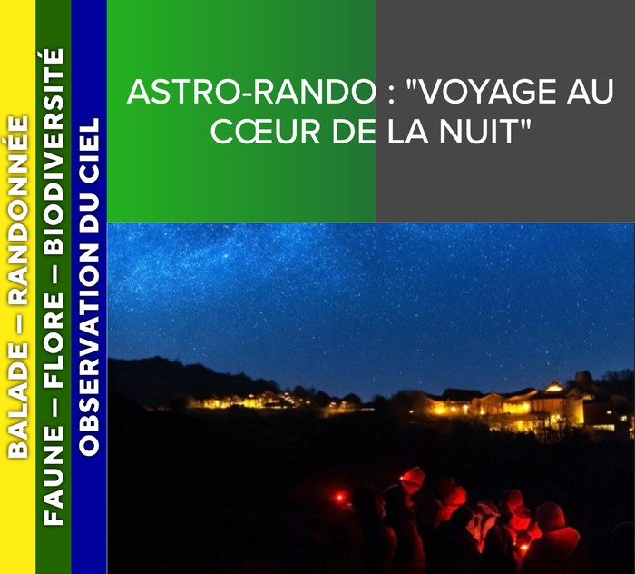 ALPES AZUR MERCANTOUR - Astro-rando : voyage au coeur de la nuit Place Saint Michel 06380 Sospel Sospel