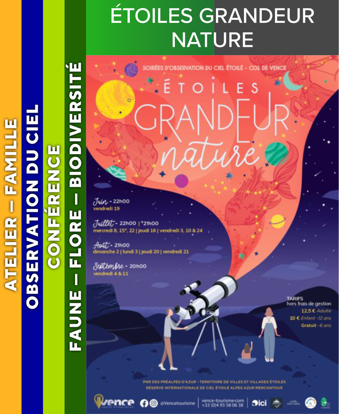 ALPES AZUR MERCANTOUR – Étoiles grandeur nature, 06140 Vence, Coursegoules