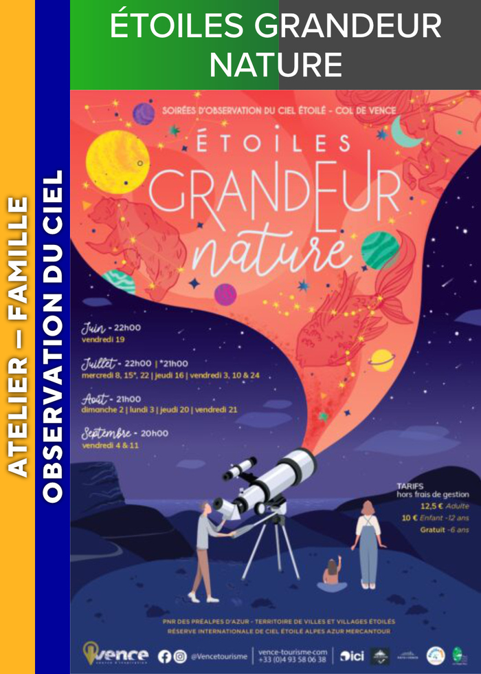 ALPES AZUR MERCANTOUR – Étoiles grandeur nature, 06140 Vence, Coursegoules
