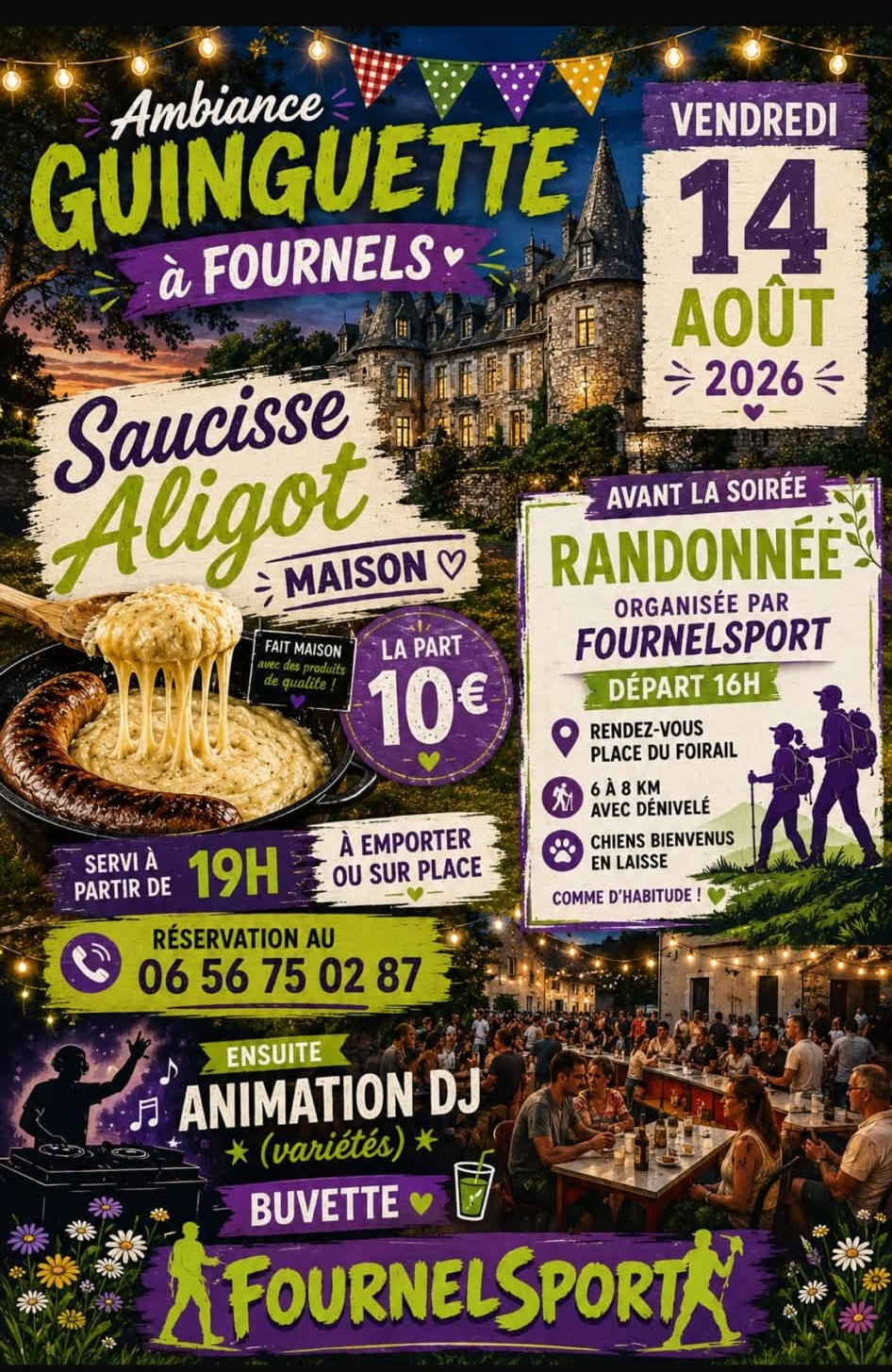 AMBIANCE GUINGUETTE À FOURNELS  Fournels