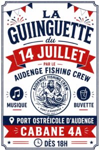 Ambiance guinguette pour le 14 juillet ! Rue du Port Audenge
