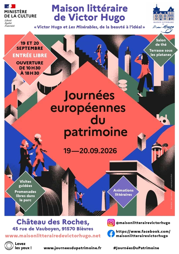 Animations littéraires et musicales dans le parc, Maison littéraire de Victor Hugo, Bièvres