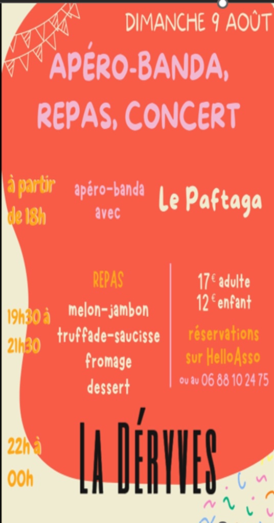 Apéro-banda, repas et concert à Bagnac sur Célé Bagnac-sur-Célé