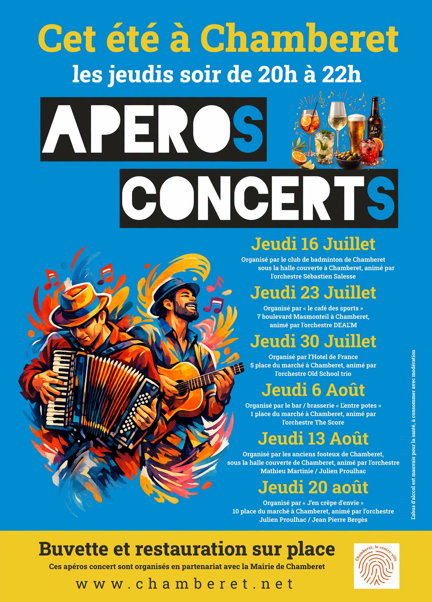 Apéro Concert Sous la Halle Chamberet 2026-08-13