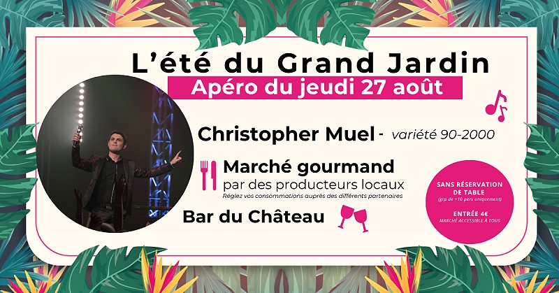 Apéro du jeudi 27 août Christopher Muel  Joinville