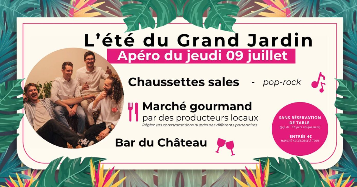 Apéro du jeudi 9 juillet Chaussettes Sales Joinville