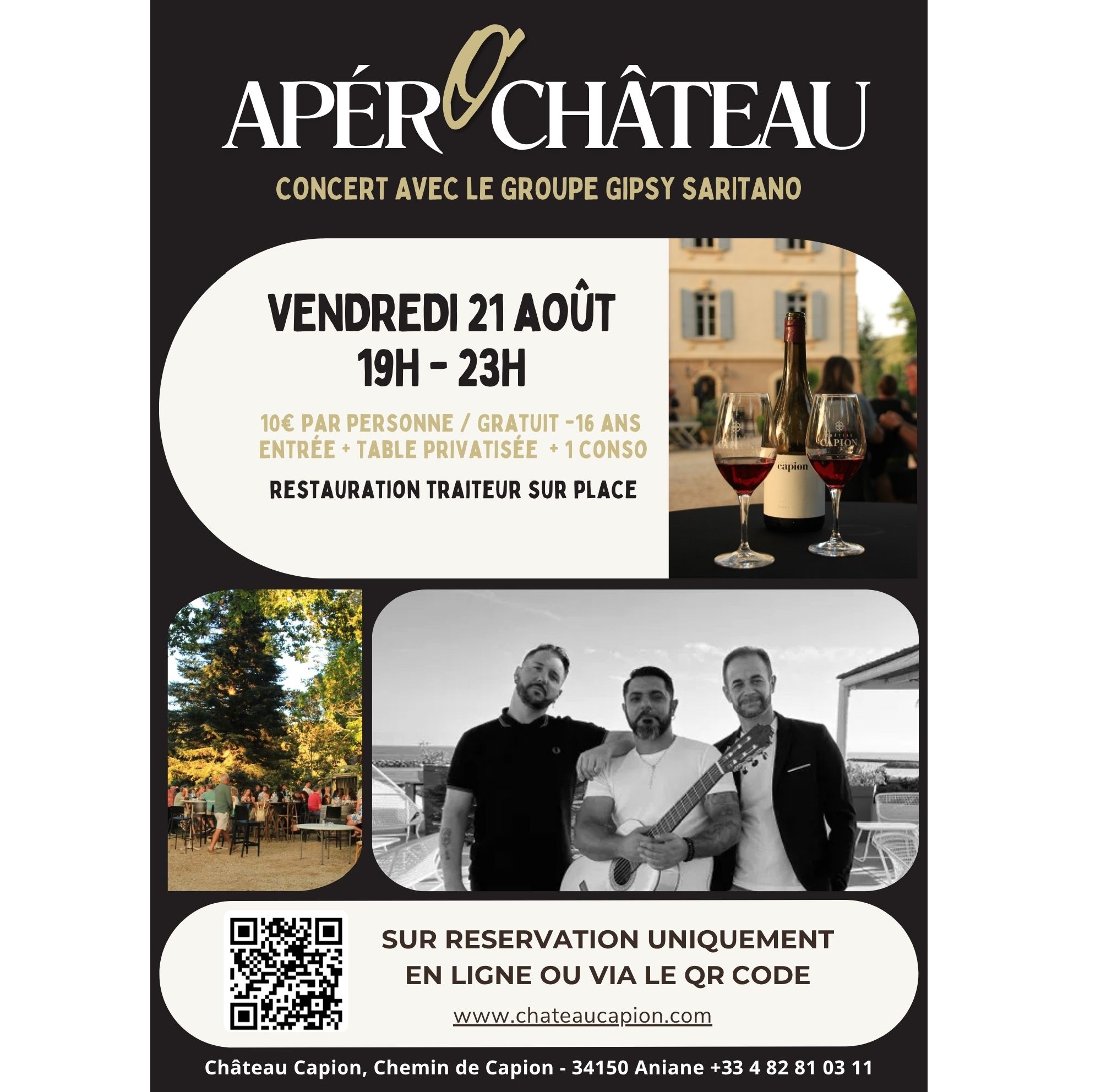 APERO’CHATEAU Château Capion Aniane 2026-08-21