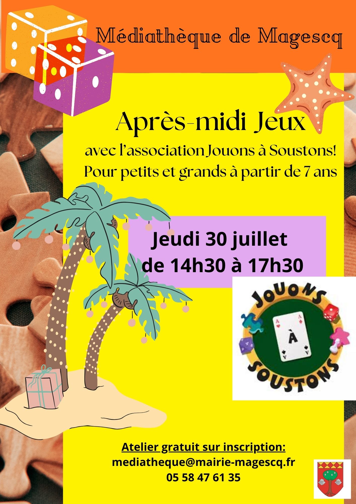 Après-midi jeux de société 21 Avenue de Maremne Magescq 2026-07-30