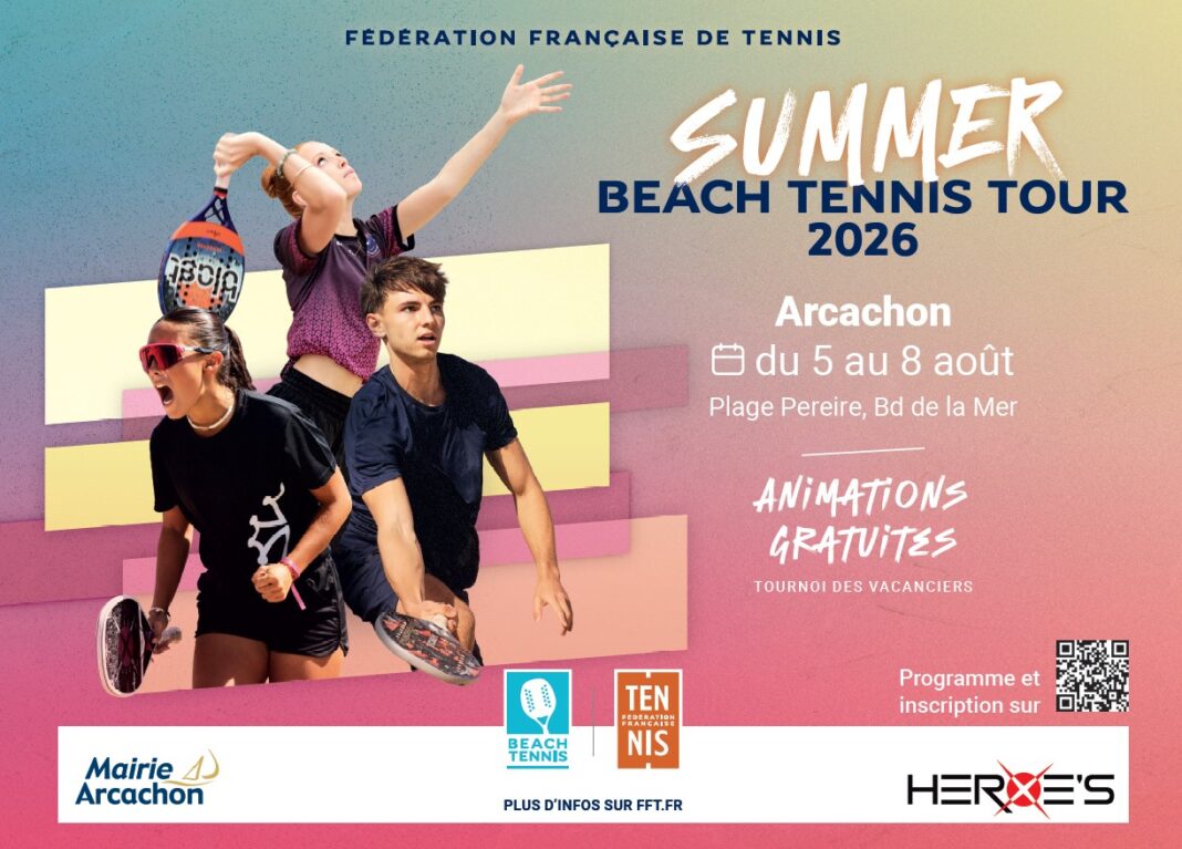 Arcachon Summer Beach Tennis Plage Pereire Arcachon