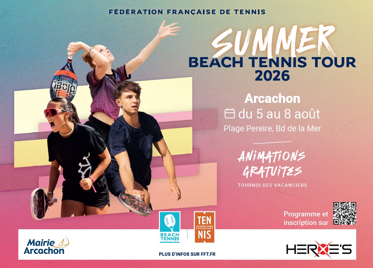 Arcachon Summer Beach Tennis Boulevard de la Mer Arcachon 2026-08-05