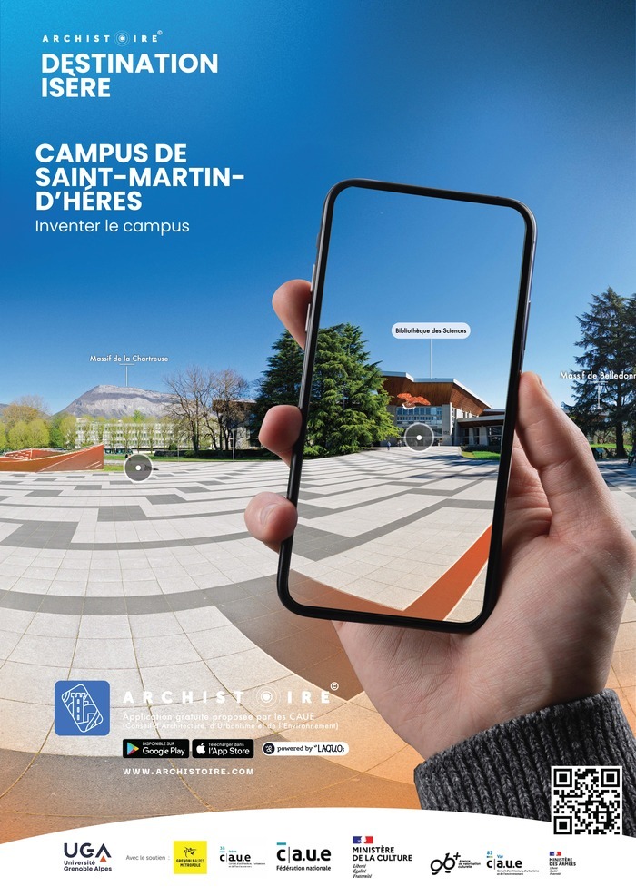 Archistoire – un voyage augmenté dans le campus, Bâtiment Muse – Université Grenoble Alpes, Saint-Martin-d’Hères