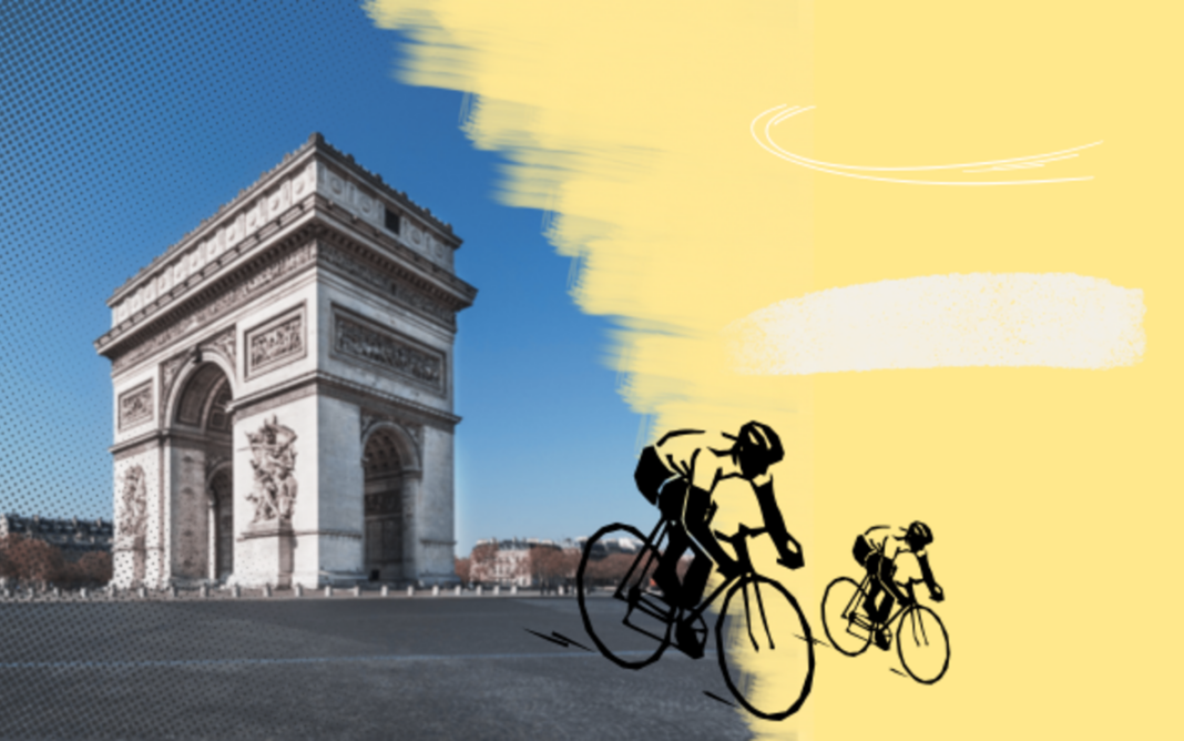 Arrivée du Tour de France à l’Arc de triomphe Arc de triomphe Paris