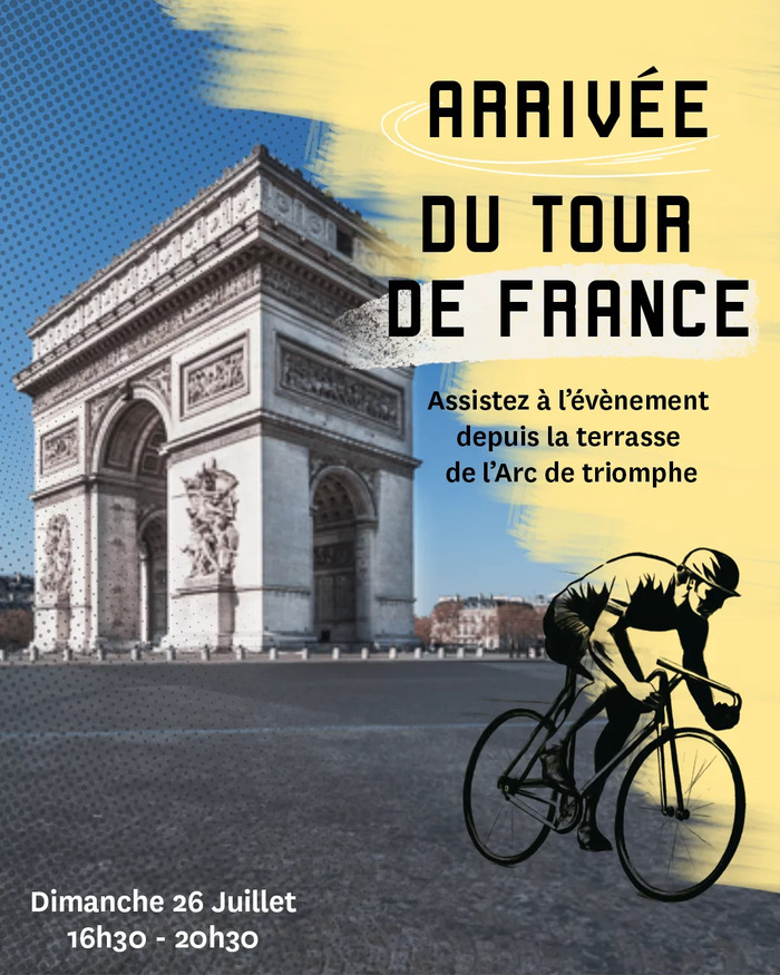 Arrivée du Tour de France, Arc de triomphe, Paris