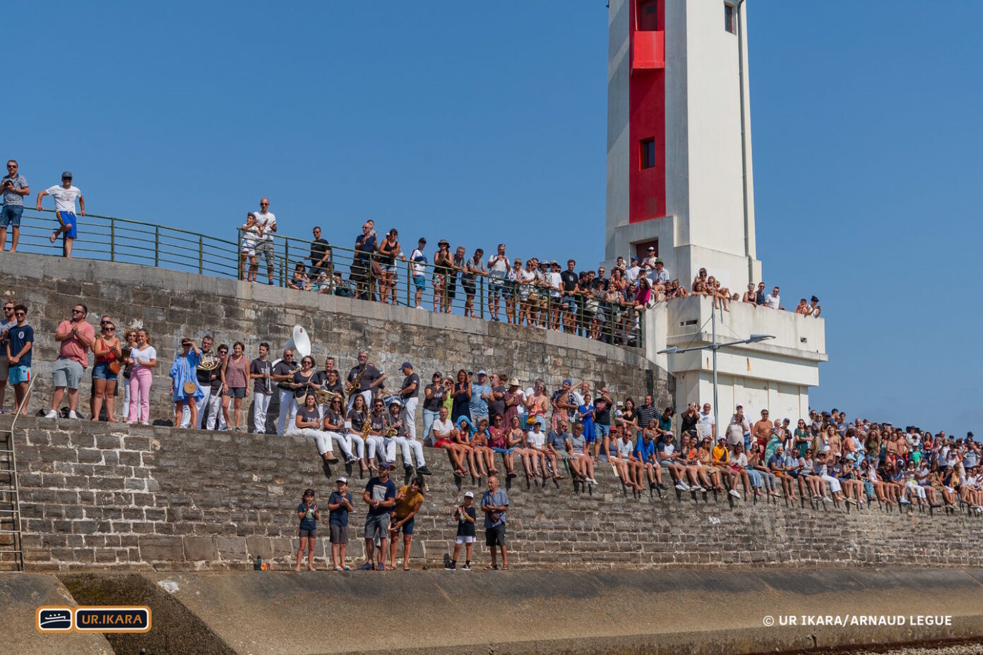 Arrivée du Trophée Teink 32° édition Quai Maréchal Leclerc Saint-Jean-de-Luz