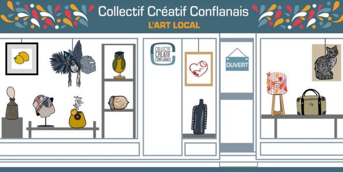 Artisanat par le Collectif Créatif Conflanais, Château du Prieuré – Jardin d&rsquo;hiver, Conflans-Sainte-Honorine