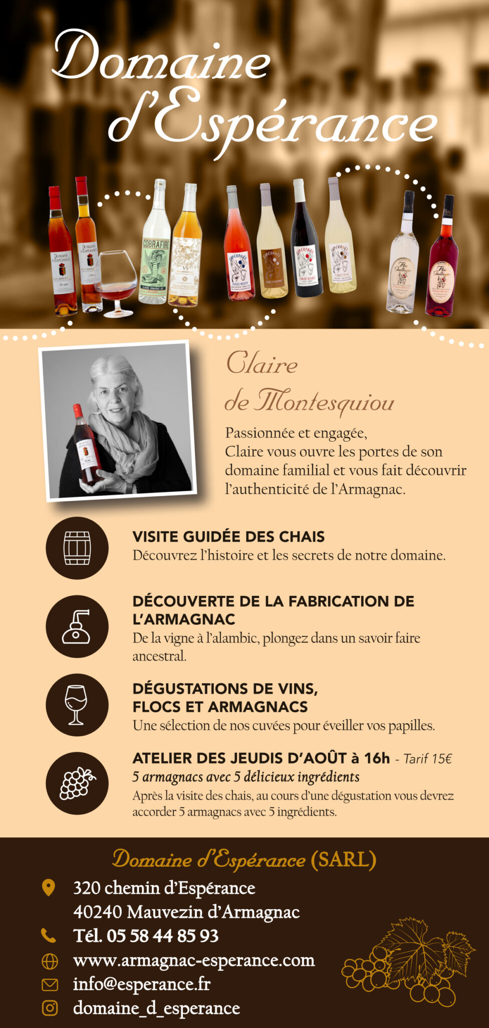 Atelier Accord de l’Armagnac Domaine d’Espérance Mauvezin-d’Armagnac
