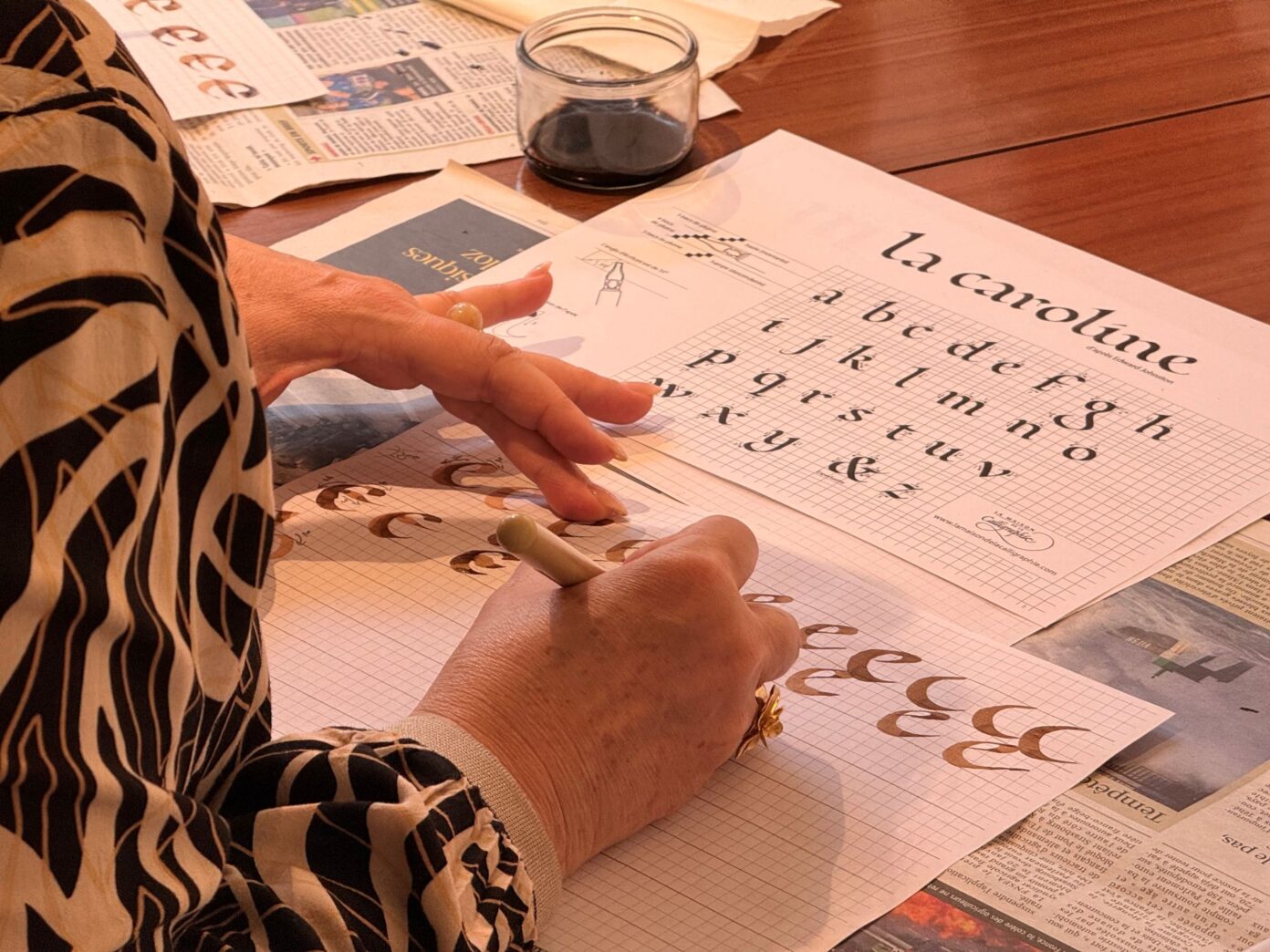 Atelier adulte et enfant Calligraphie Champêtre Office de Tourisme Limoges