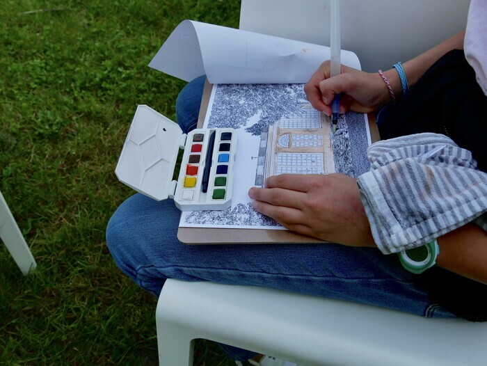 Atelier aquarelle, Lieu d&rsquo;Europe – Villa Kaysersguet, Strasbourg