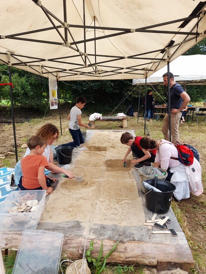 Atelier Bac de fouille, Villa gallo-romaine du Quiou, Le Quiou