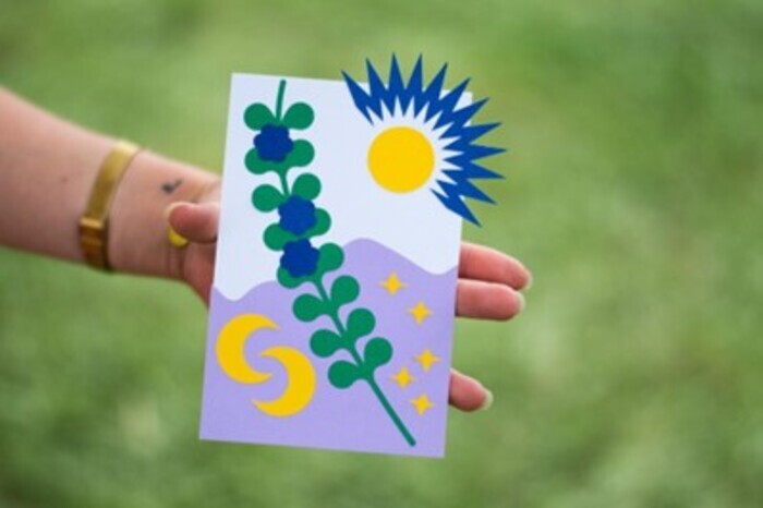 Atelier collage – créez votre carte postale et votre éventail – Avec Retour chariot, Parc de Maurepas, Rennes