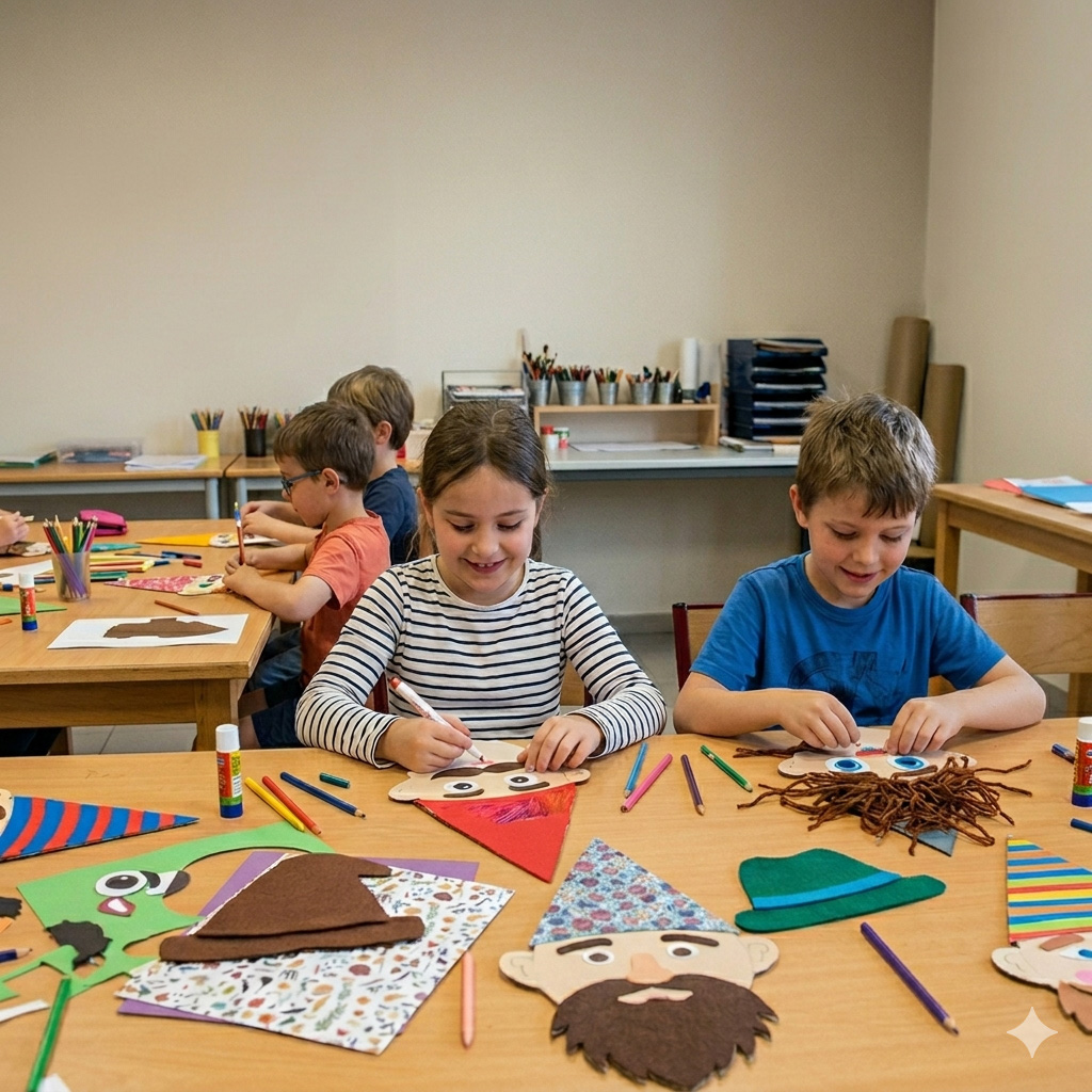 Atelier créatif à la Villa Perrusson Crée ton gnome Villa Perrusson Écuisses