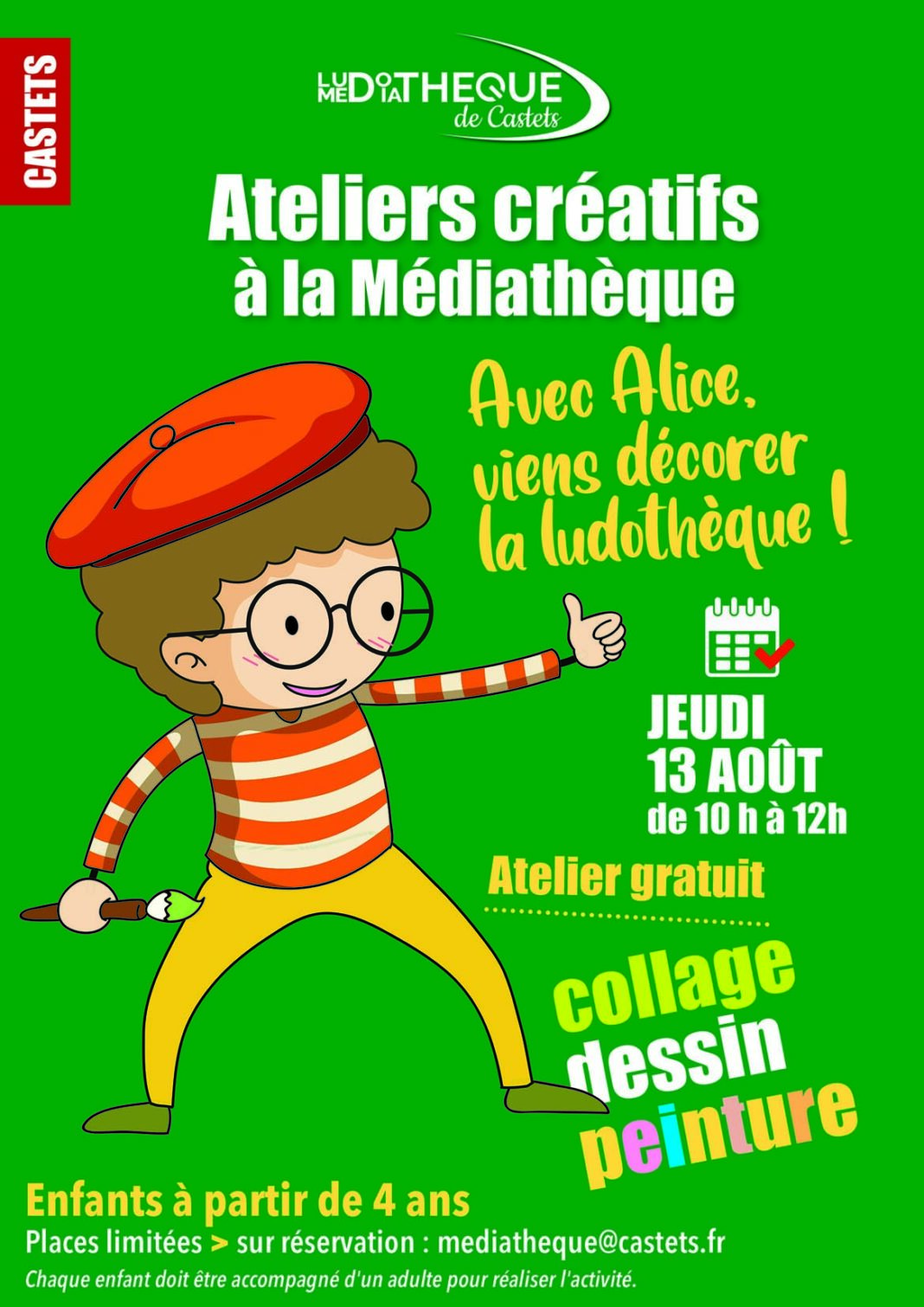 Atelier créatif Espace Emile Vignes Castets