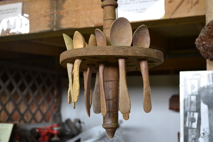 Atelier cuillère sculptée, Manoir de Squividan, Le Drenneg