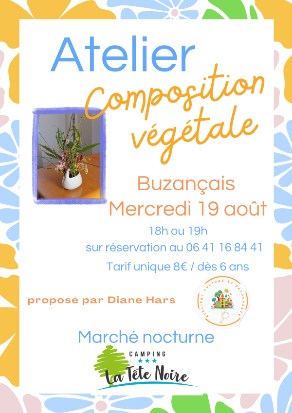 Atelier Culture et Découverte  Composition végétale  Buzançais
