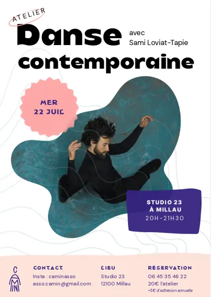 Atelier danse contemporaine Camin rue de l’Egalité Millau