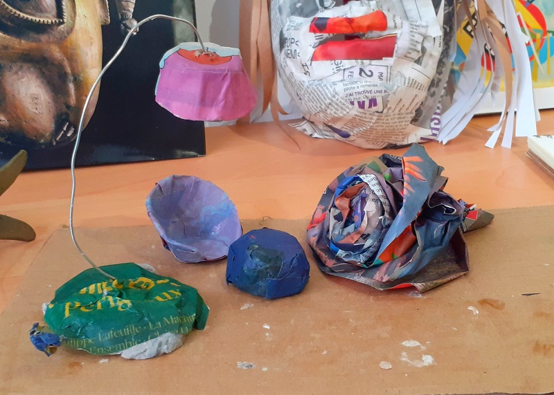 Atelier de création adulte Papier mâché La main à l’ouvrage Langon