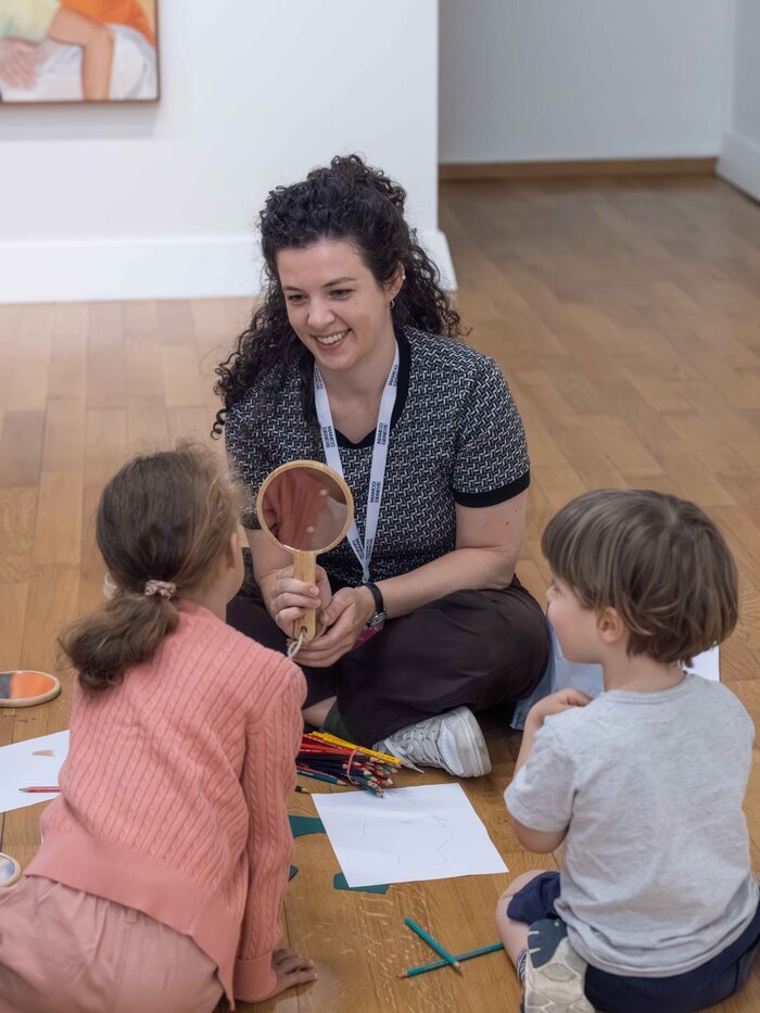 Atelier de création pour enfants autour du portrait Musée Rath Genève