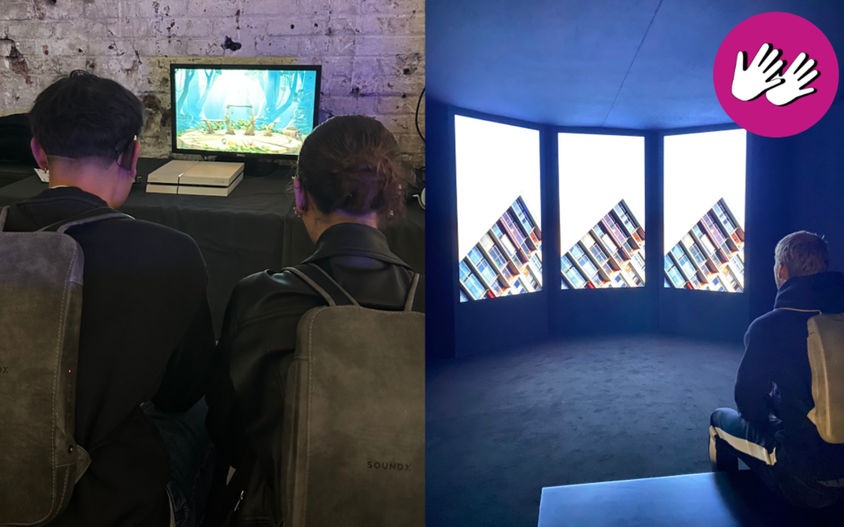 Atelier de jeux vidéo LSF/FR avec SoundX ! Médiathèque James Baldwin Paris