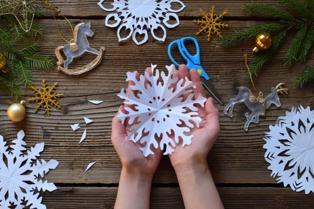 Atelier de Noël Fabrication de boules de Noël en papier découpé 2D (à partir de 8 ans) Val-de-Moder