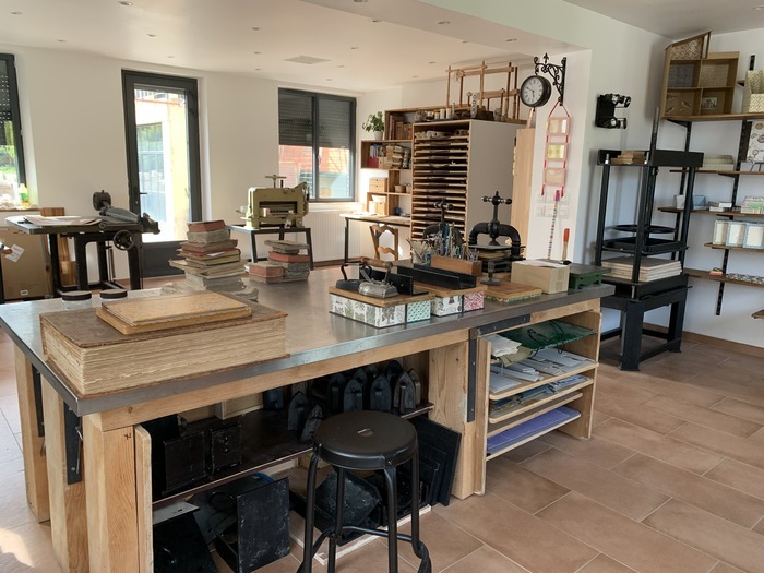 Atelier de reliure, Atelier de reliure de Bastienne de Carrère, Rabastens