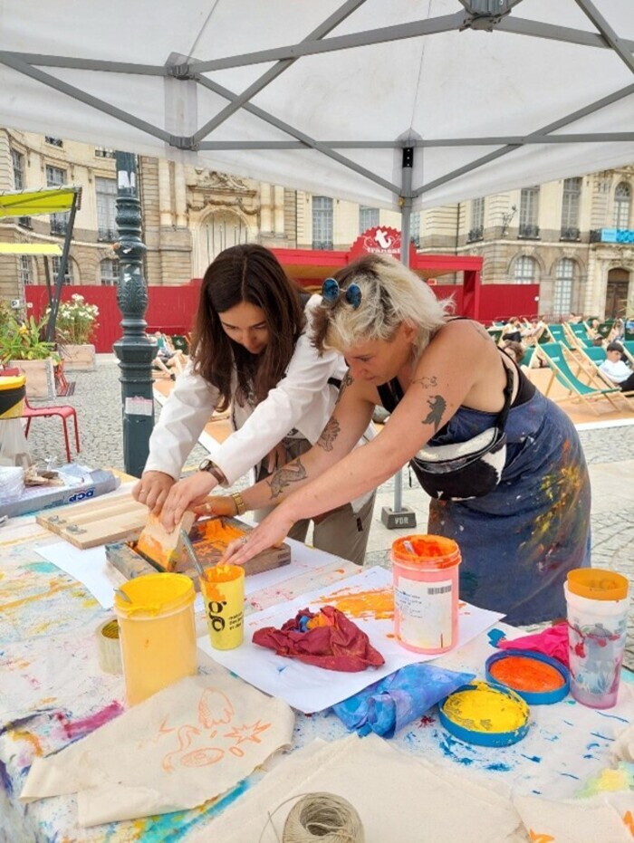 Atelier de sérigraphie – Avec Anna Michalak, Place de la Mairie, Rennes