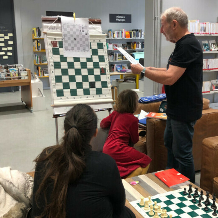 Atelier d’échecs, Bibliothèque Bordeaux-Lac, Bordeaux
