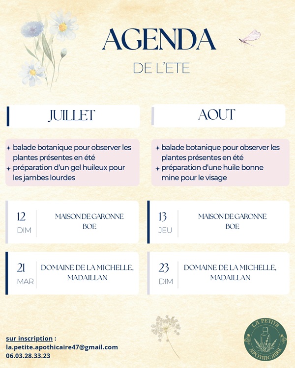 Atelier d’herboristerie et botanique Madaillan