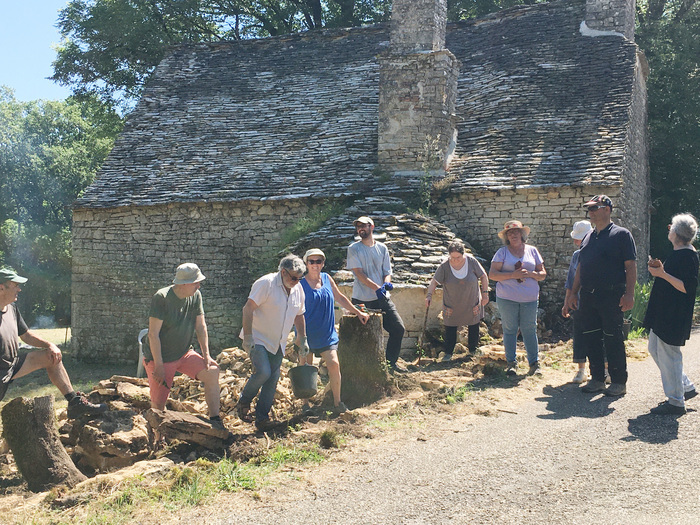 Atelier d&rsquo;initiation à la construction d&rsquo;un muret en pierre sèche, Maison du Garric Blanc, Pontcirq