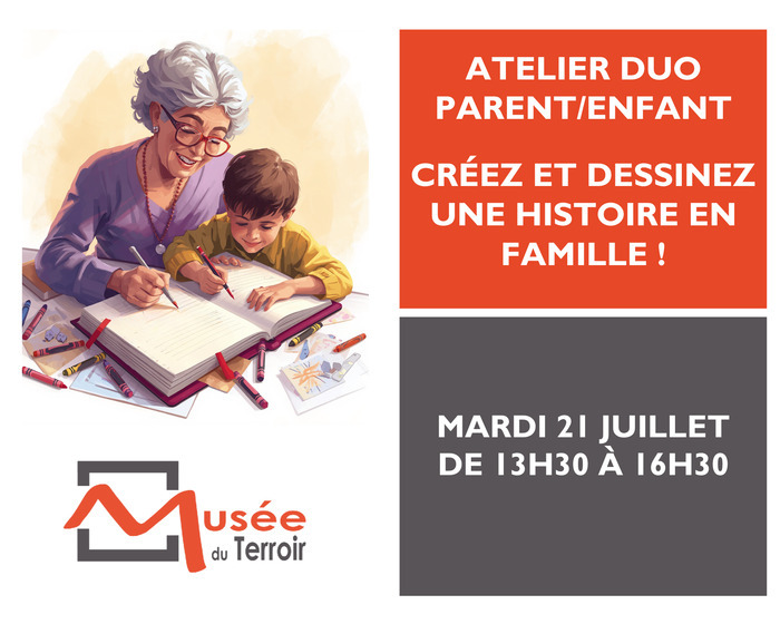 Atelier duo parent/enfant :créez et dessinez une histoire en famille, Musée du Terroir, Villeneuve-d’Ascq