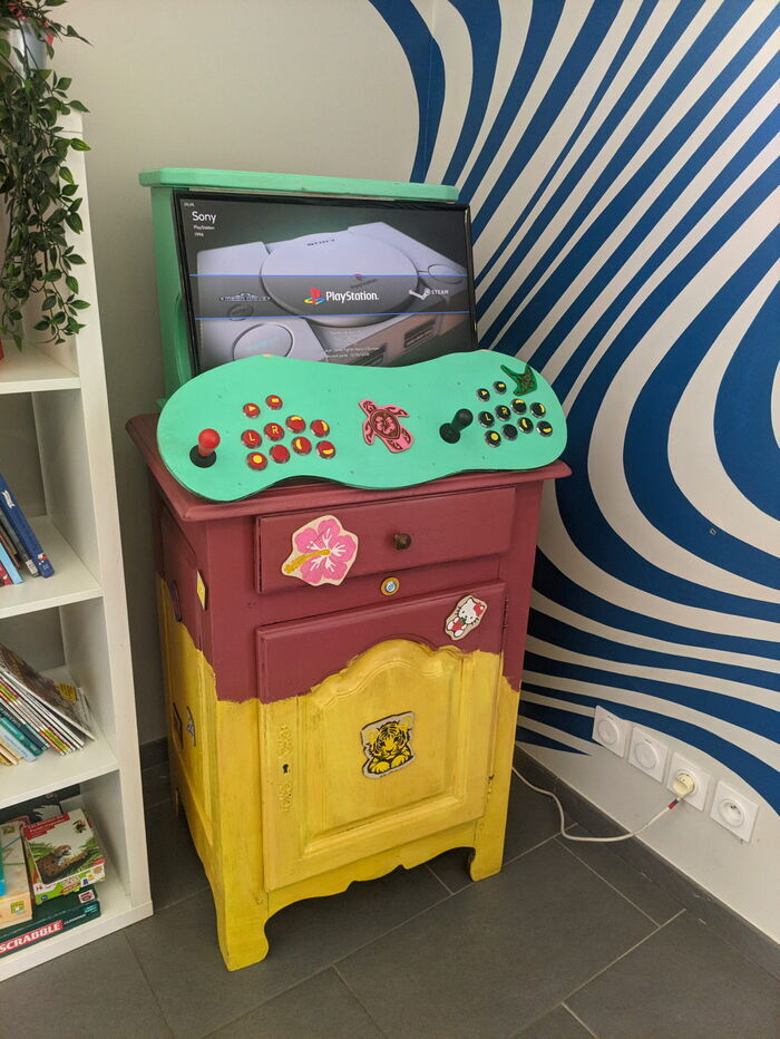 Atelier : fabrication d’une borne d’arcade, FabDuLys, Saint-Lys