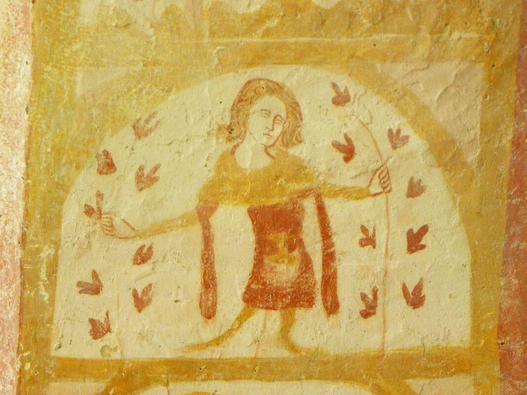 Atelier famille Peindre a fresco à la Commanderie d’Arville Couëtron-au-Perche