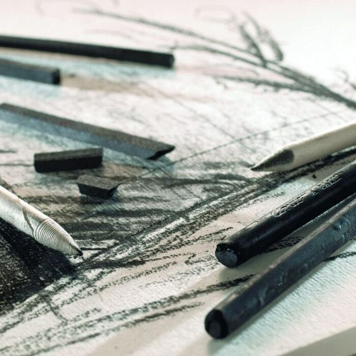 Atelier fusain avec l’artiste Marina Zindy, Fondation François Schneider, Wattwiller