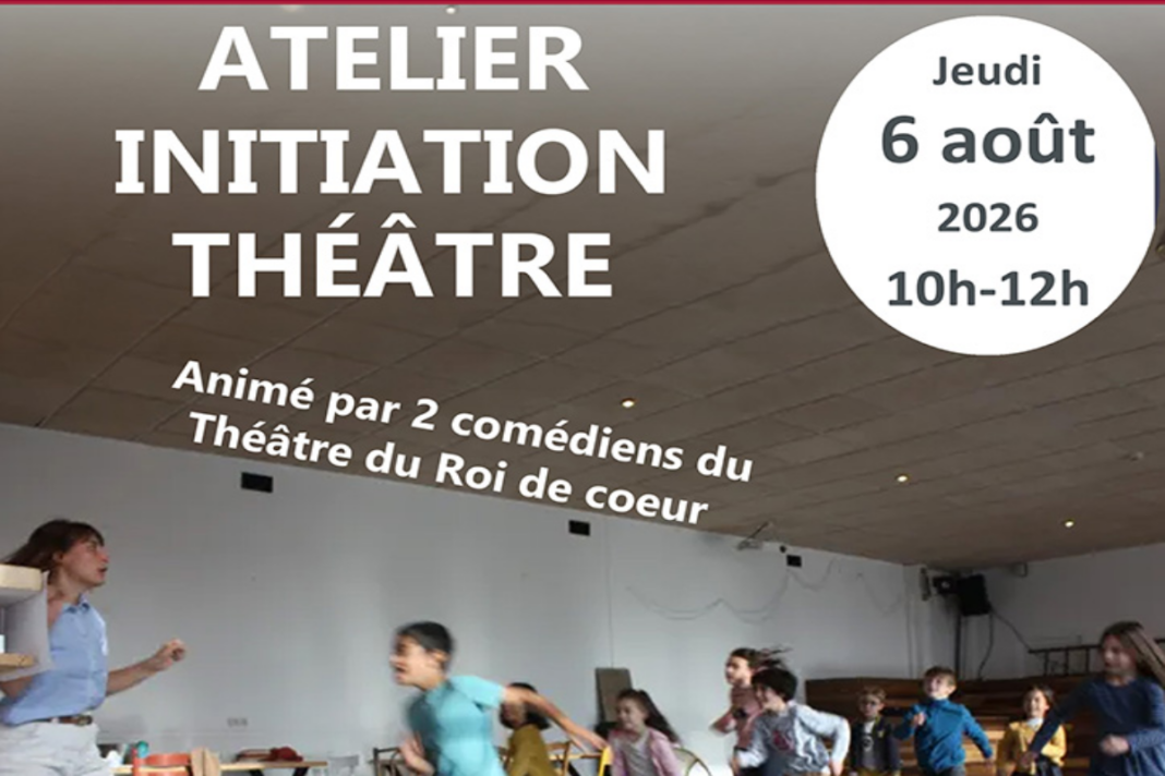 Atelier initiation au théâtre animé par deux comédiens du Théâtre du Roi de Cœur Creysse